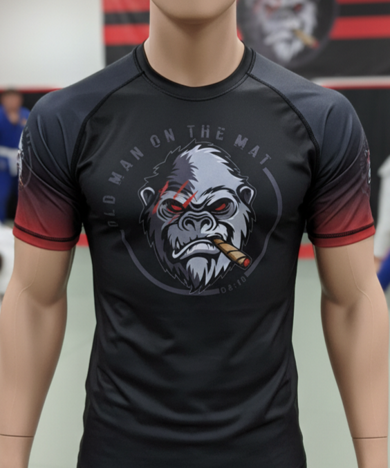 Rash-Guard Black Short Sleeve