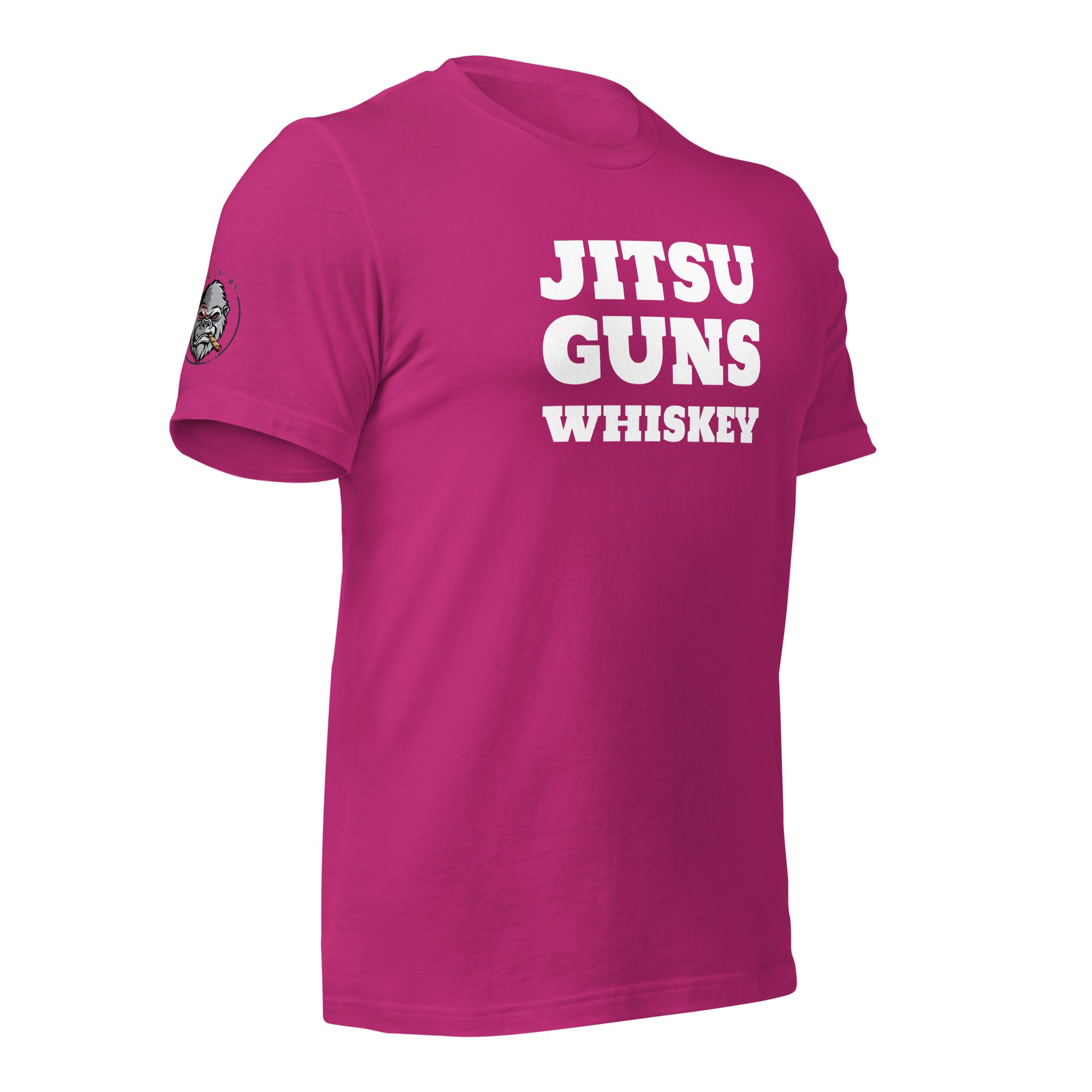 Guns Jitsu Whiskey Unisex T-shirt