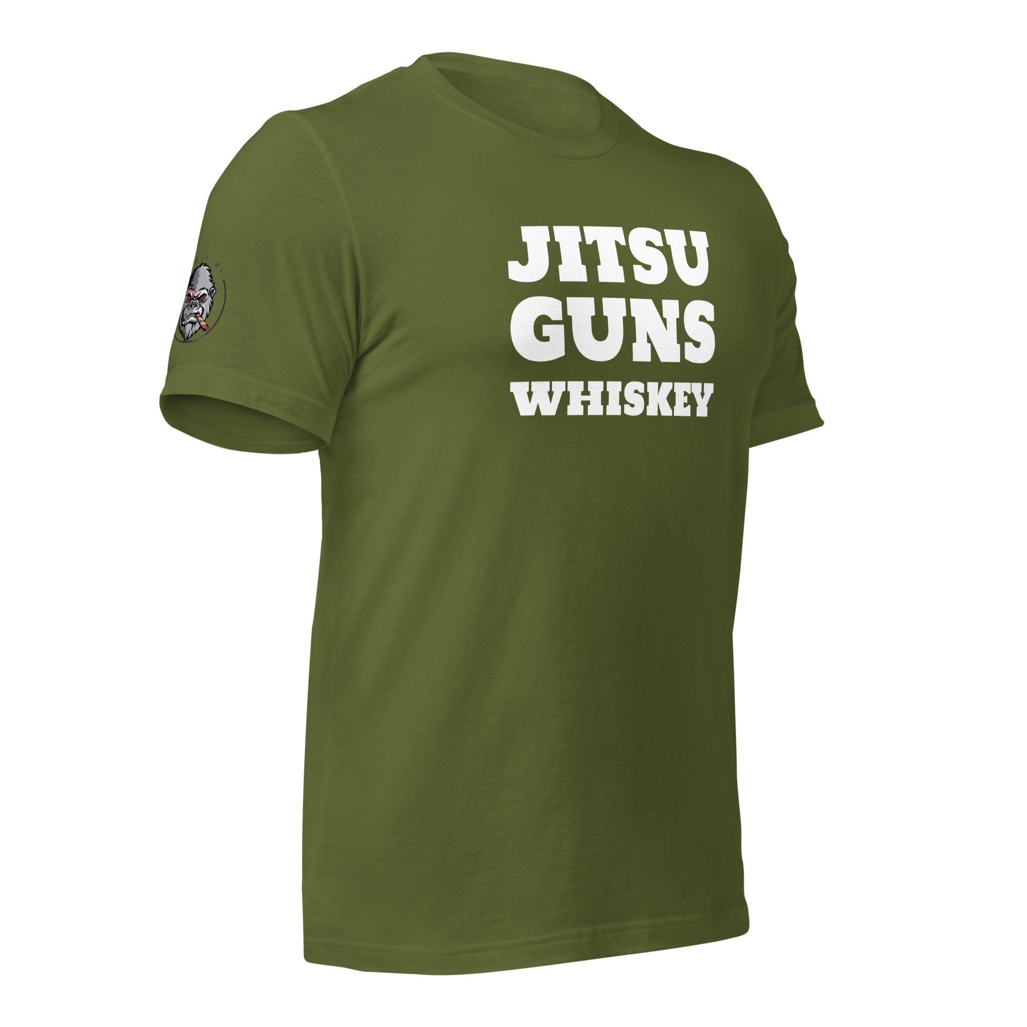 Guns Jitsu Whiskey Unisex T-shirt