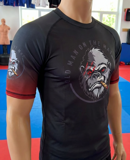 Rash-Guard Black Short Sleeve