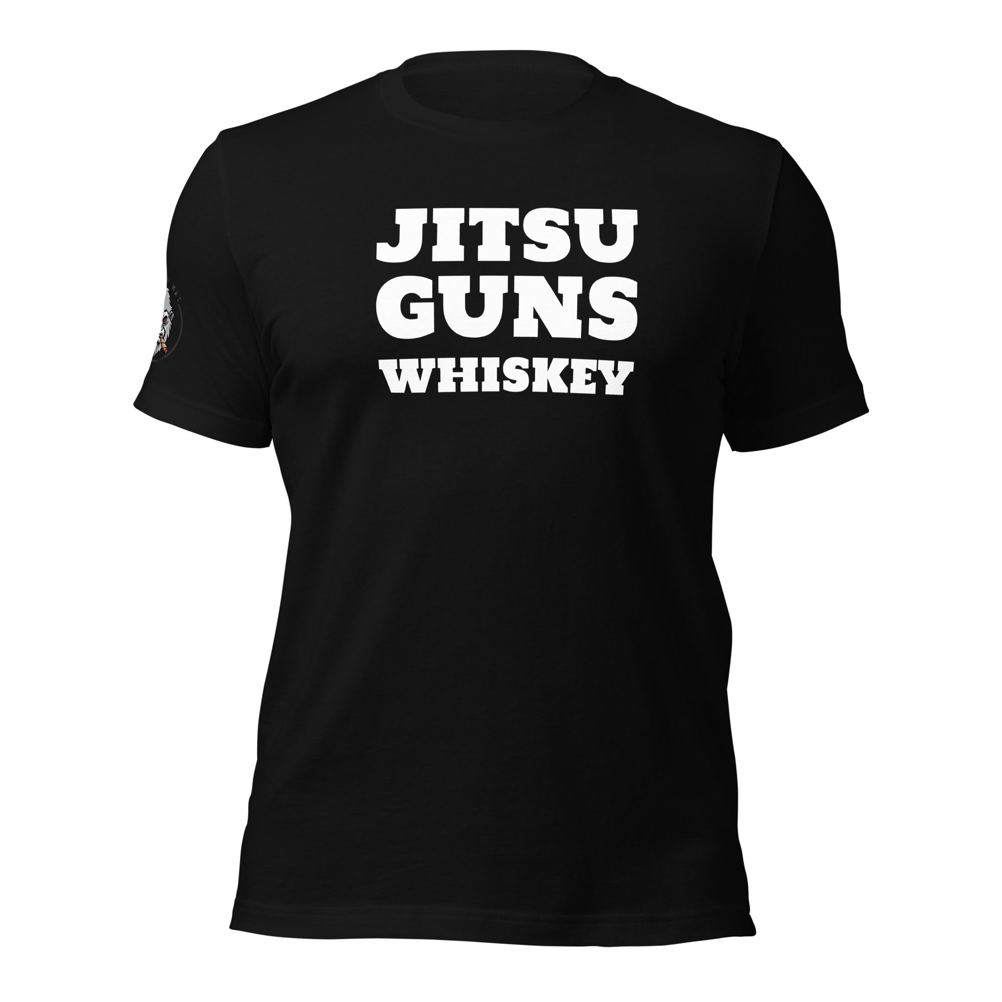 Guns Jitsu Whiskey Unisex T-shirt