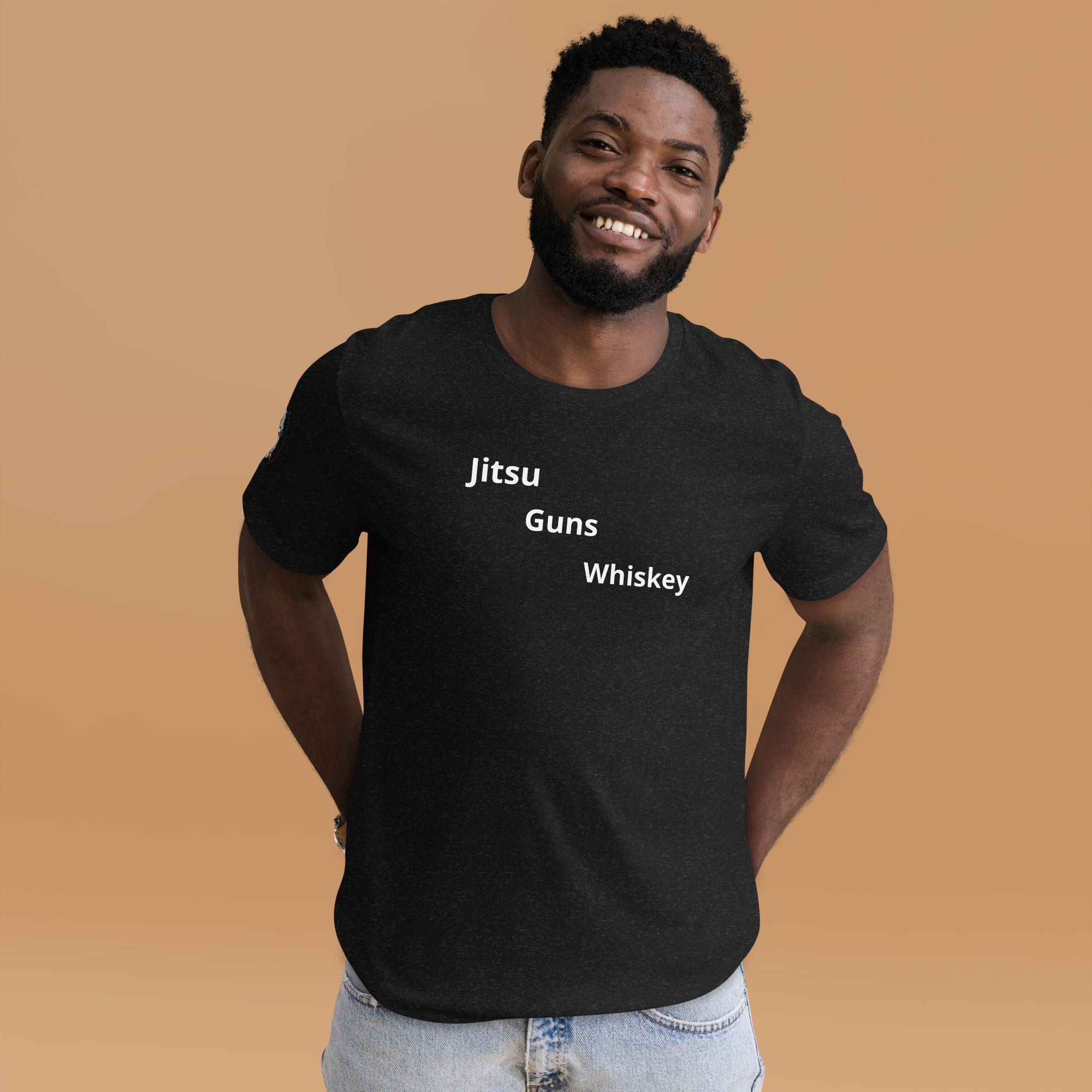 Jitsu Guns Whiskey T-shirt