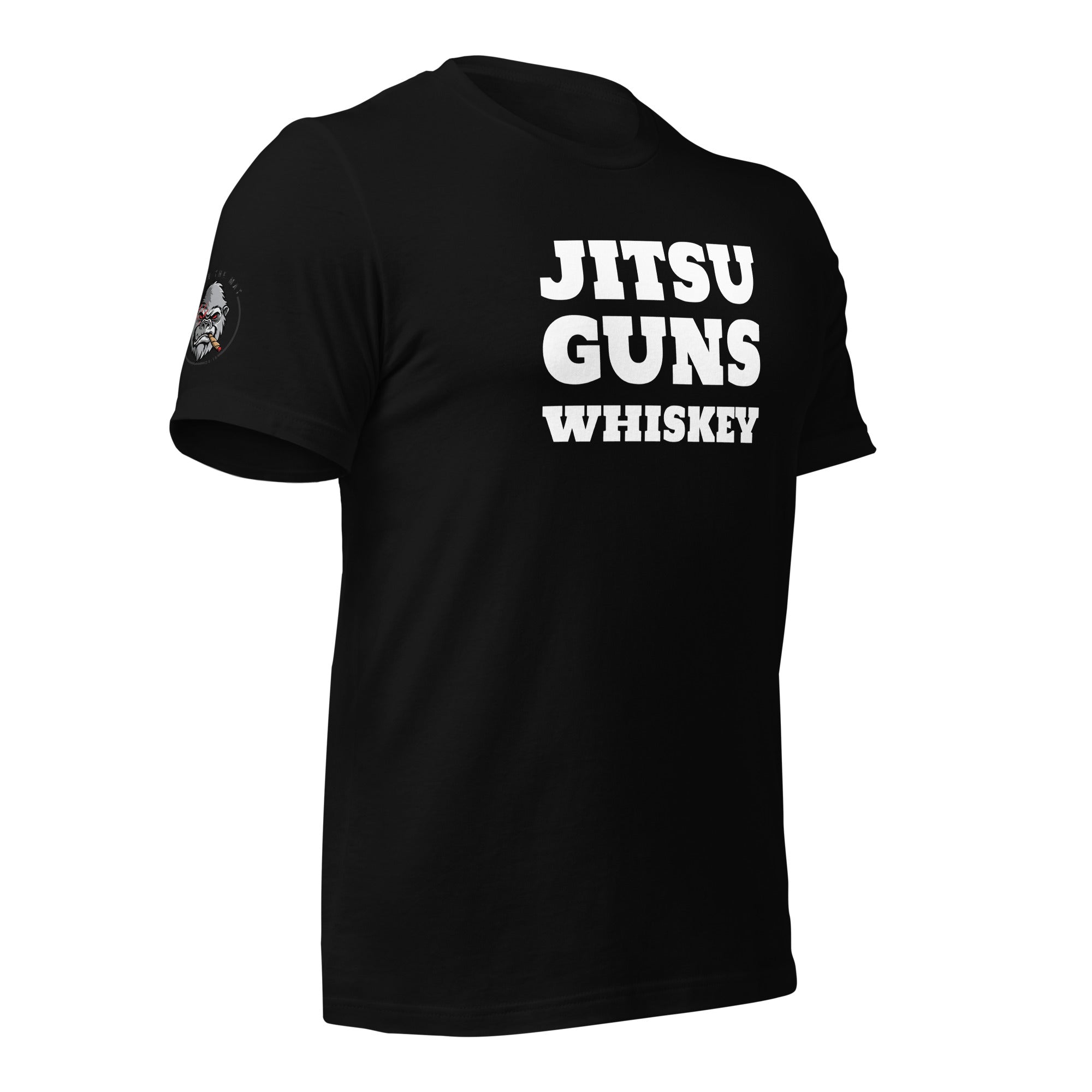 Guns Jitsu Whiskey Unisex T-shirt